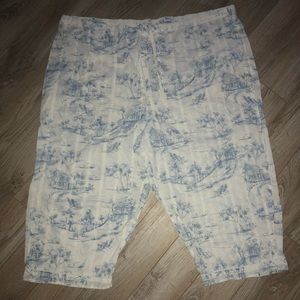 🌸Sleep Sense 3X Sleep Capri Pant 100% cotton